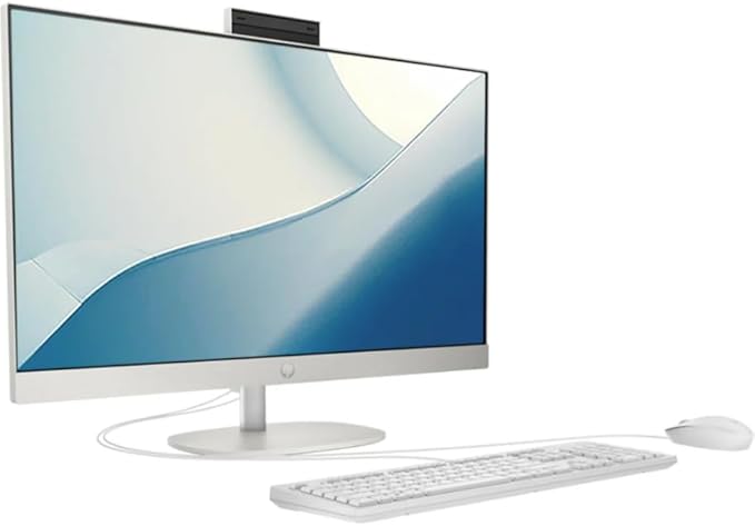 2024 Newest HP All-in-One 24-inch Desktop, 13th Generation Intel Core i5-1335U processor| 8GB DDR4 RAM| 512GB NVMe SSD| 23.8” FHD Display | Windows 11 (Shell White) - Image 4